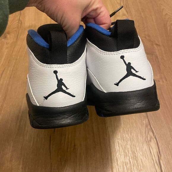 Nike Air Jordan X 10 Retro Orlando Magic Gs White Royal Black 310806-108 size 8 - Picture 9 of 12